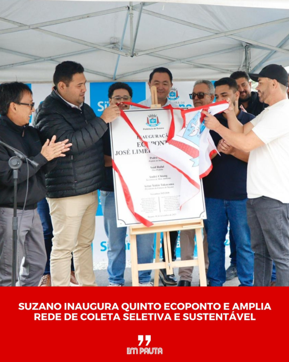 4-3 ♻️ Sustentabilidade e Limpeza: Suzano Inaugura Ecoponto no Miguel Badra