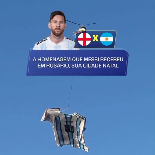 🇦🇷🐐 Rosário Celebra Lionel Messi com Mural Gigante e Homenagem Aérea Durante a Copa de 2026