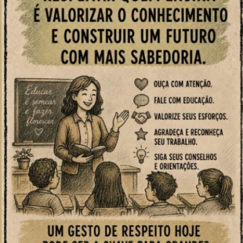 📚✨ RESPEITO AOS EDUCADORES É DESTACADO EM MANIFESTO SOBRE O FUTURO DA EDUCAÇÃO