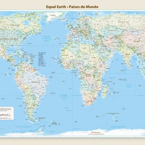 🌍 ONU aprova resolução para incentivar novo mapa-múndi com proporções mais fiéis