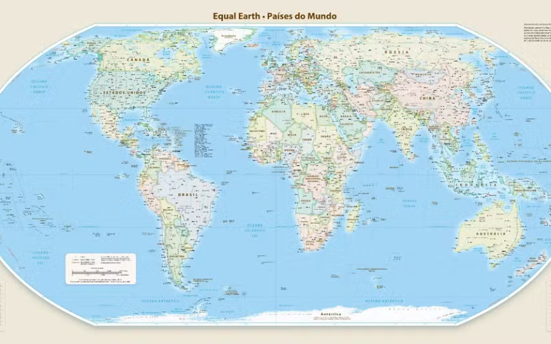 🌍 ONU aprova resolução para incentivar novo mapa-múndi com proporções mais fiéis