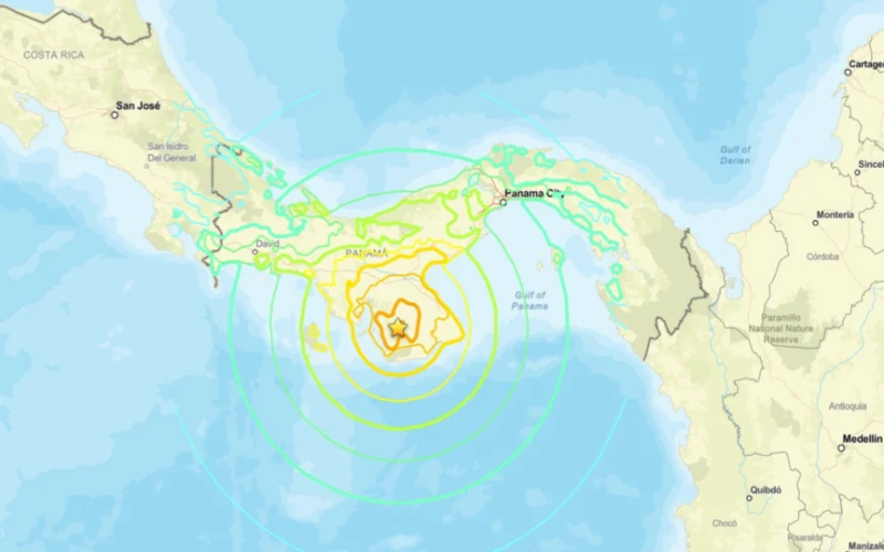🌎 Terremoto de magnitude 7,7 atinge o Panamá e provoca alerta de tsunami no Pacífico