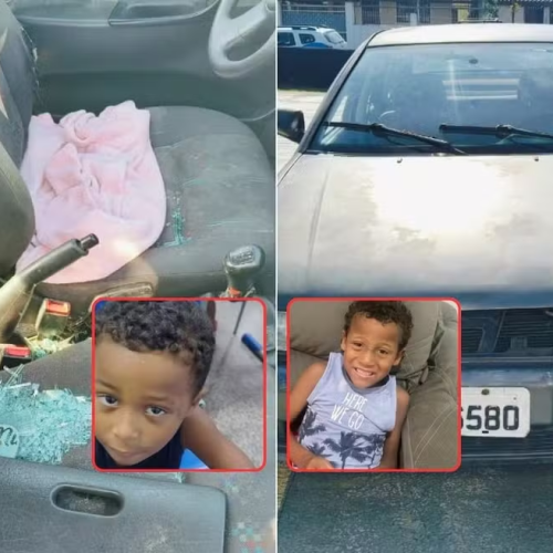 Tragédia em Praia Grande: Primos de 4 e 6 anos são encontrados mortos dentro de carro abandonado