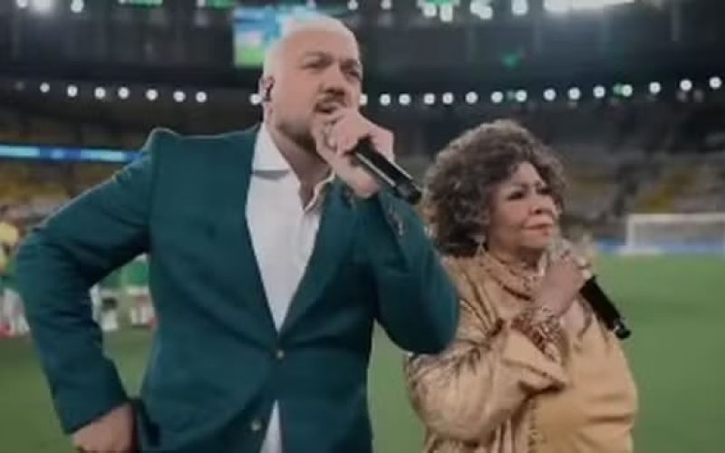 🎤 Alcione explica falha durante Hino Nacional no Maracanã e aponta problema técnico de áudio
