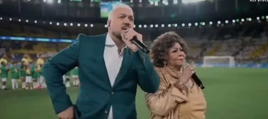 🎤 Alcione explica falha durante Hino Nacional no Maracanã e aponta problema técnico de áudio