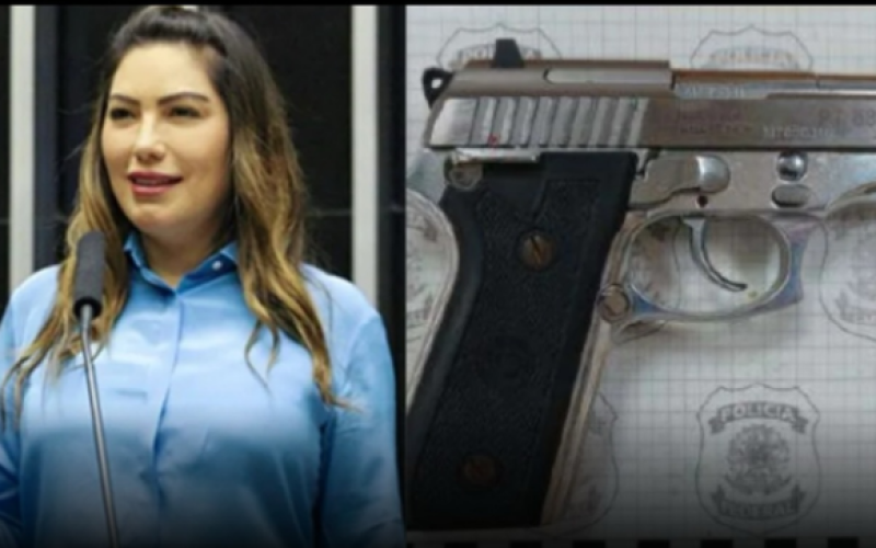 Deputada é denunciada por porte ilegal após ser flagrada com pistola na bagagem em aeroporto