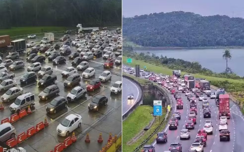 🚗 Feriado de Tiradentes causa lentidão no Sistema Anchieta–Imigrantes