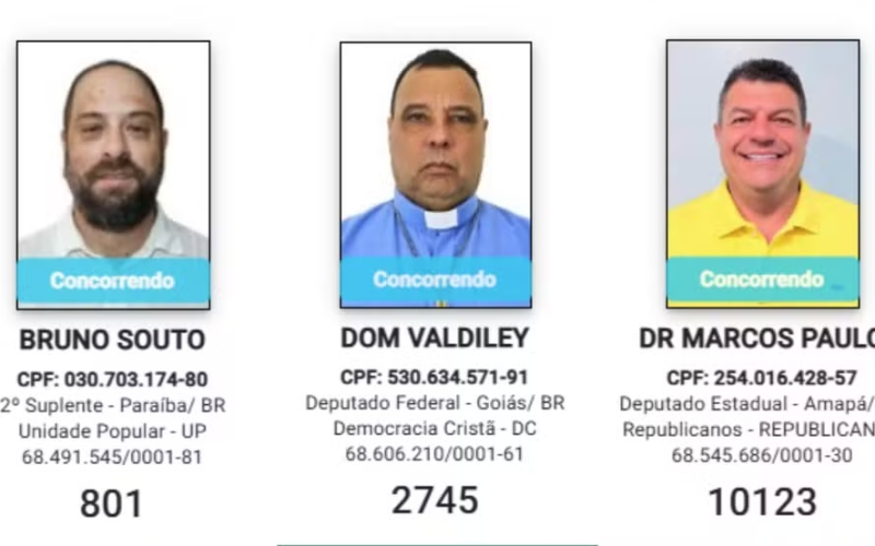 ⚖️ 9 candidatos disputam as eleições de 2026 com mandados de prisão em aberto