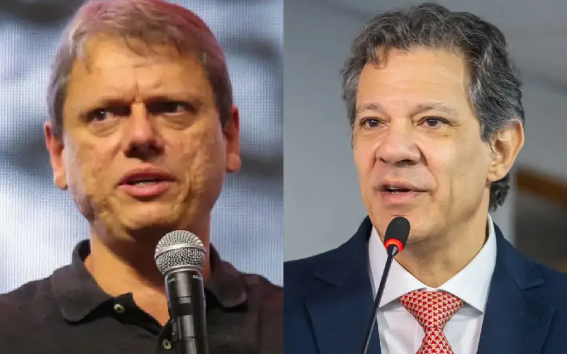 🗳️ Nova pesquisa mostra Tarcísio à frente de Haddad na disputa pelo Governo de SP