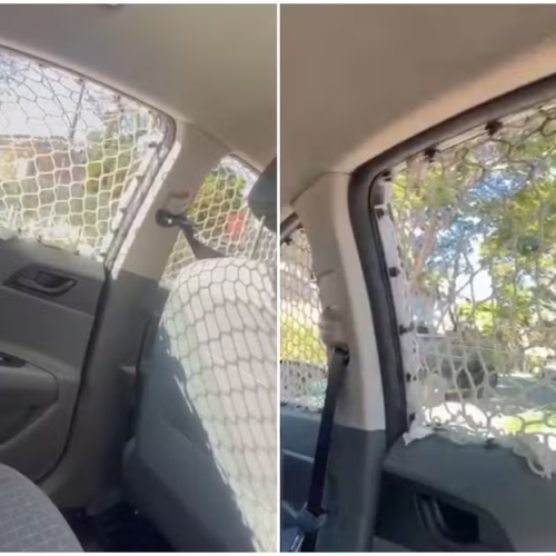 🚗🛡️ EMPRESÁRIA SE SURPREENDE AO PEGAR UBER COM ‘GRADE’ NOS VIDROS EM SP: “ACHEI GENIAL”