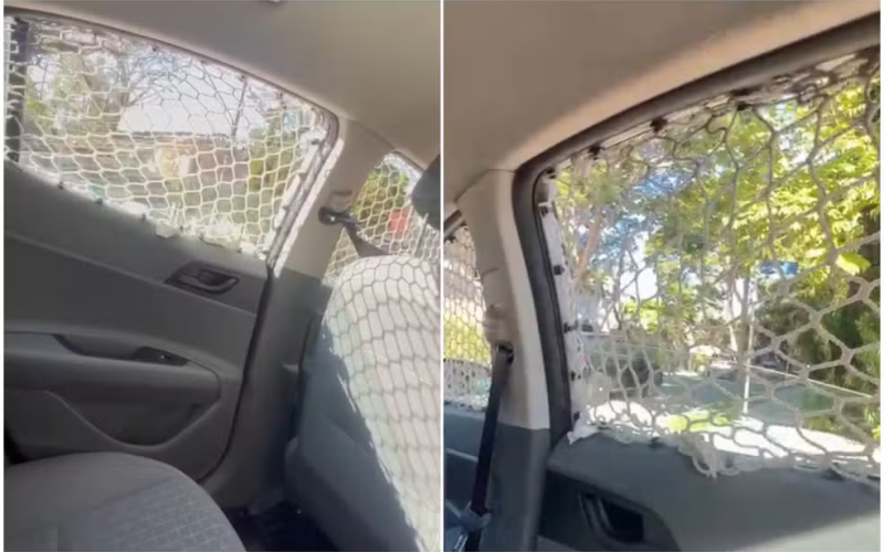 🚗🛡️ EMPRESÁRIA SE SURPREENDE AO PEGAR UBER COM ‘GRADE’ NOS VIDROS EM SP: “ACHEI GENIAL”