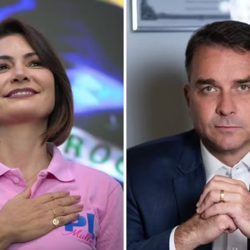 🤝 Michelle e Flávio Bolsonaro devem gravar vídeo juntos para marcar reconciliação após crise