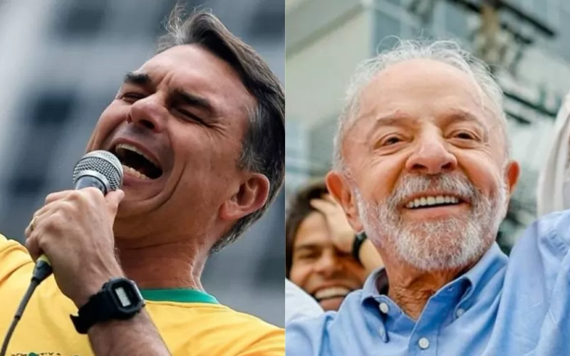 🗳️ Pesquisa aponta Flávio Bolsonaro com 52% dos votos válidos contra 48% de Lula no 2º turno
