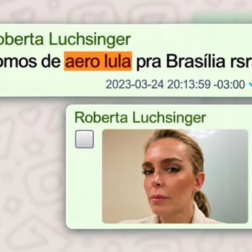 ✈️🏛️ MENSAGENS MOSTRAM LOBISTA ROBERTA LUCHSINGER DIZENDO QUE VIAJAVA DE FAB E FREQUENTAVA O PLANALTO