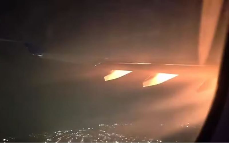 Avião da Delta apresenta falha em motor após decolagem e faz pouso de emergência em Guarulhos