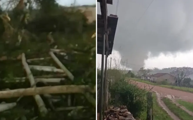 🌪️ Tornado destrói casa de pecuarista no Rio Grande do Sul e deixa rastro de destruição em Pedro Osório