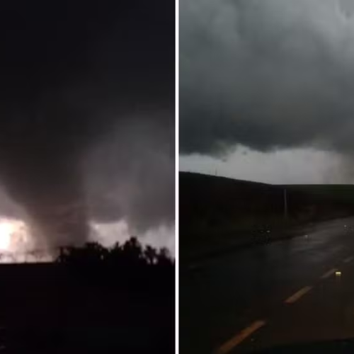 🌪️ Tornado atinge cidades do Rio Grande do Sul e deixa sete feridos