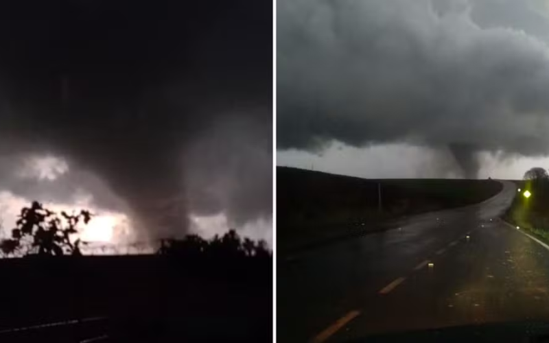 🌪️ Tornado atinge cidades do Rio Grande do Sul e deixa sete feridos